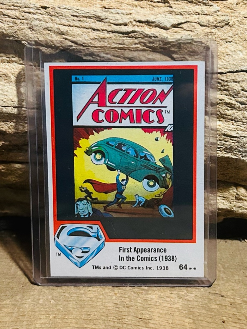 DC Comics Superman “First Appearance in the Comics (1938)” Collector’s Card